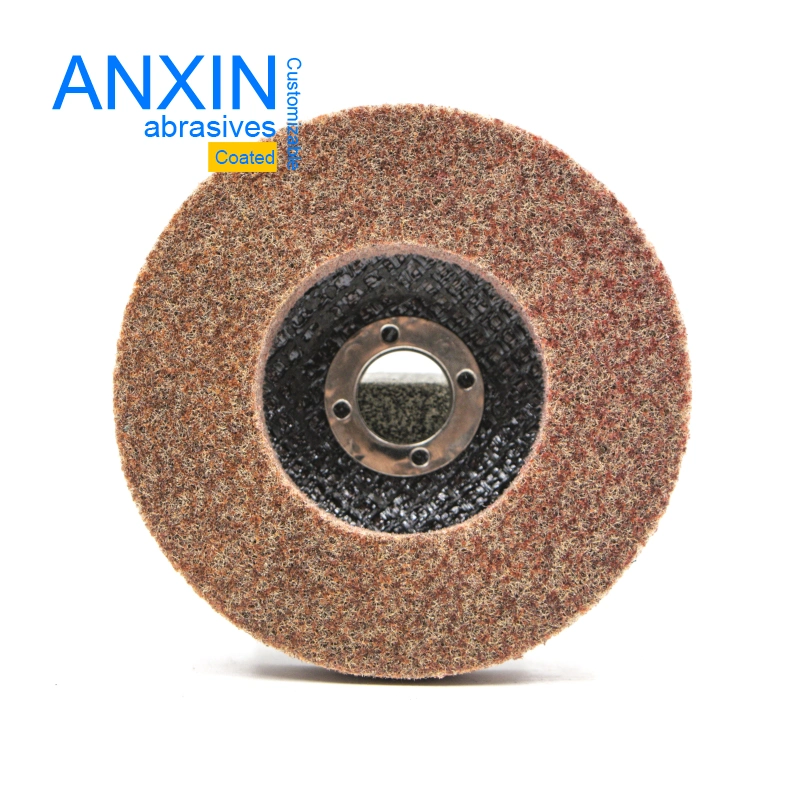 Customized 115X22mm Aluminum Oxide Unitized Flap Disc with Abrasives Machine for Grinding Metal Stainless Steel Wood