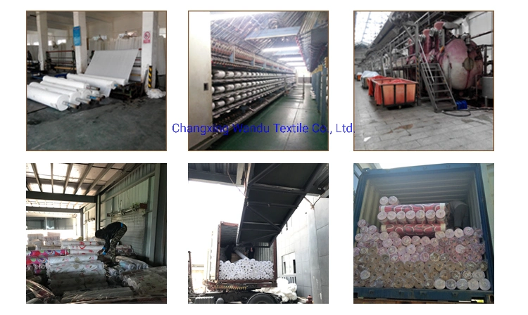 Bubble Fabric Printed Linen, 40hq Order Shipment, Changxing Wandu Textile Export Production Processing and Sales