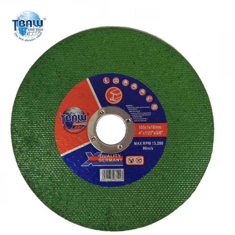 4.5" Double Fiber Flat Cutting Disc Cut-off Wheel for Hardware Tools Cutting Metal and Stainless Steel T41