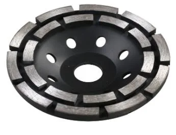 Segmented Double Row Diamond Cup Grinding Wheel