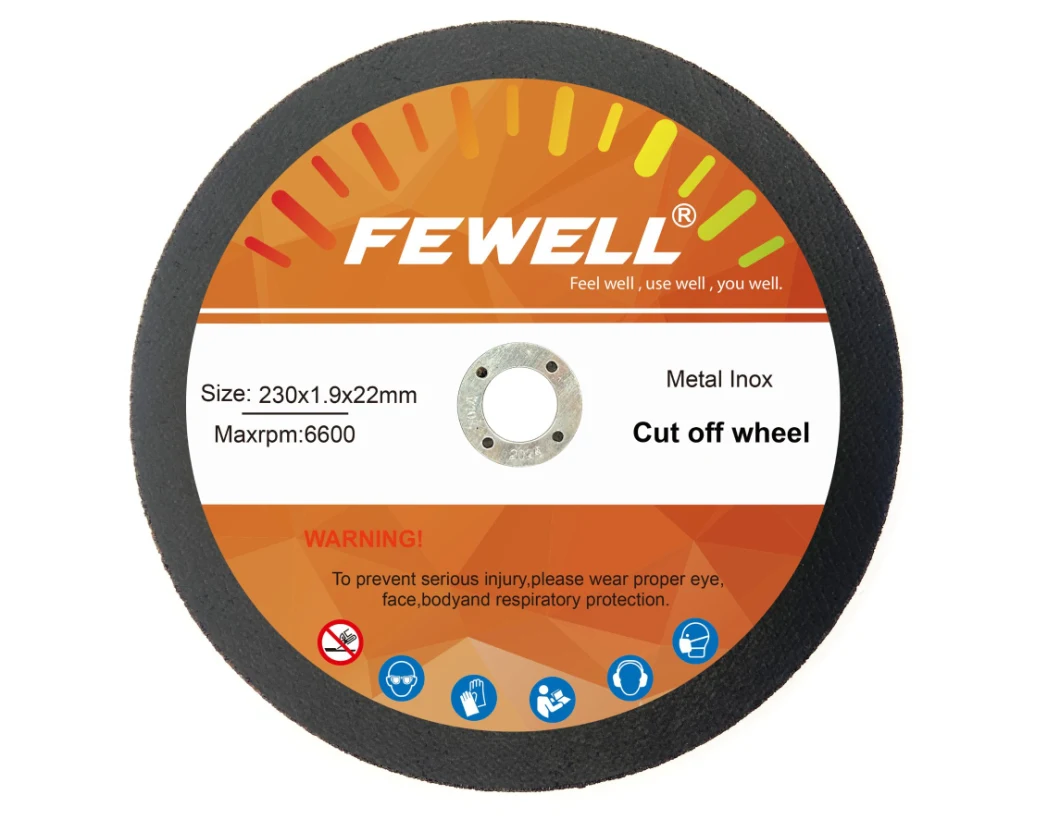 9inch 230*1.9*22mm Abrasives Discs Cut off Wheel for Cutting Grindling Metal and Stainless Steel