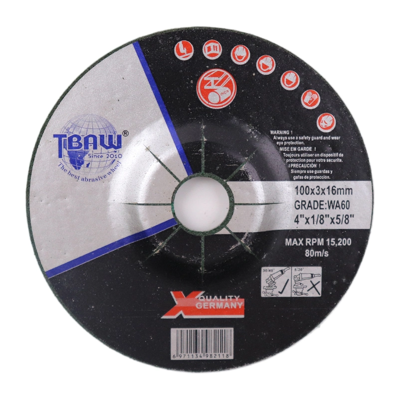 4 Inch 100X6mm Abrasive Grinding Wheel for Ss/Inox Flexible Grinding Wheel