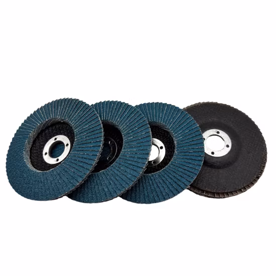 Roues de ponçage à lamelles en acier inoxydable de 4-1/2 po