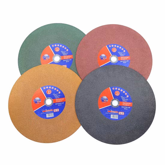 Usine 350*30*25mm grande taille disque de coupe net unique roue de coupe pour l'acier inoxydable en métal