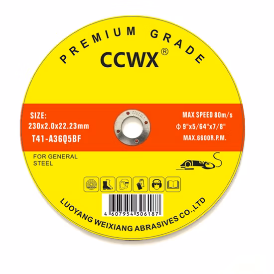 Disque de coupe pour meule en résine ultra-fine à double maille de 230 mm